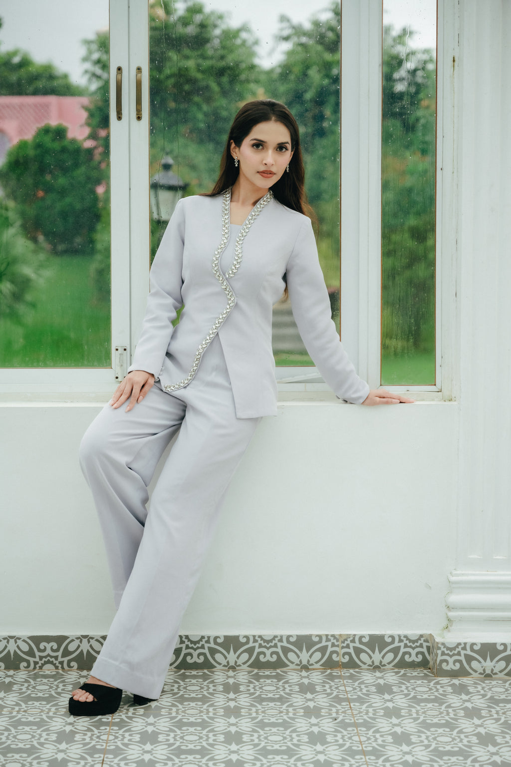 Frost Cascade Blazer Set