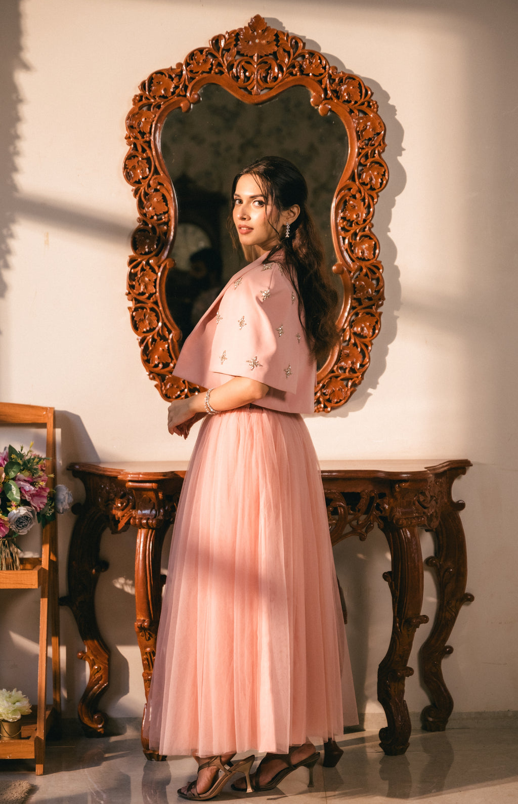 Rose Stardust Blazer Set