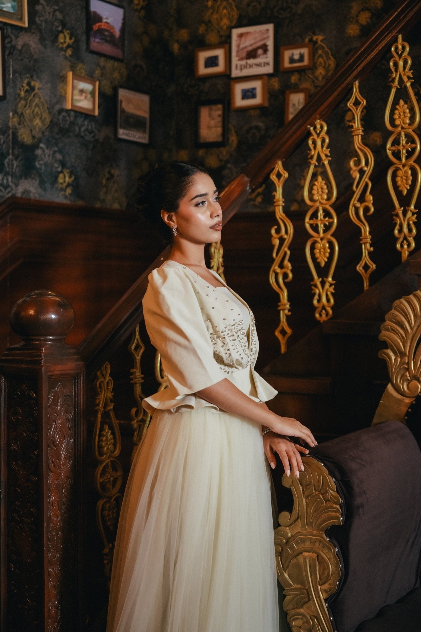 Ivory Opal Skirt Set - TAMASA