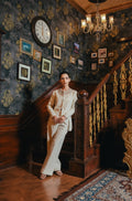 Ivory Regent Blazer Set - TAMASA