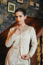 Ivory Regent Blazer Set - TAMASA